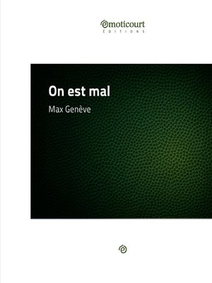 cover image of On est mal